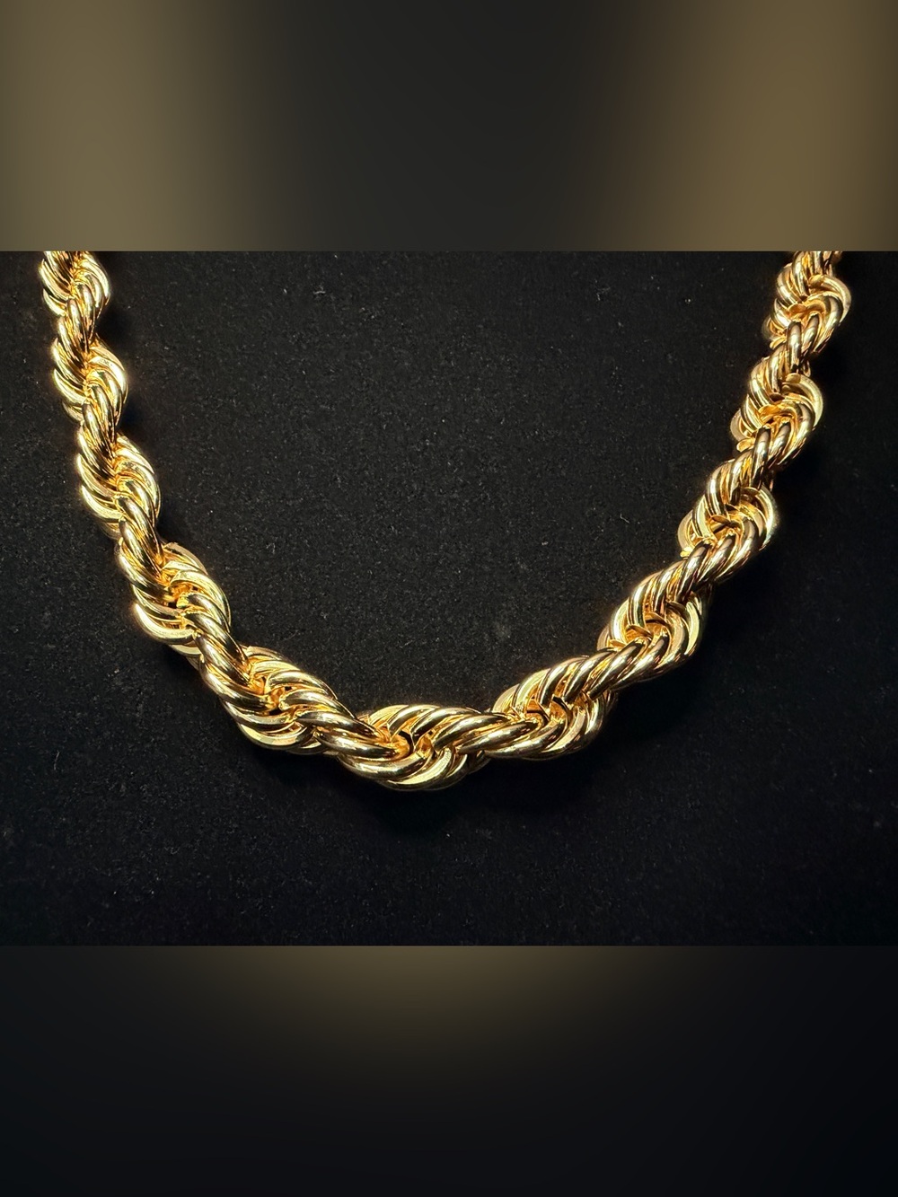 Big Boy Rope 14K Stamped Gold Finish 24in 10.2MM Chain. Brand New. Heavy Duty!